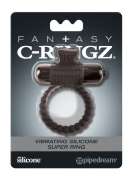 Vibrating Silicone Super Ring